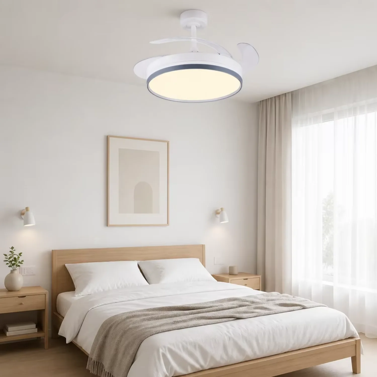 Ceiling Fan, LED, Metal+Plastic blades - detail 2