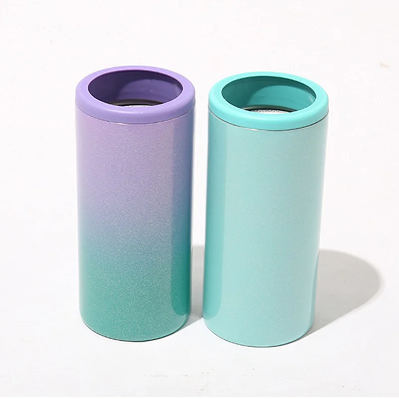 

Customized Color & Logo 12oz Can Drink & Hold Beer Double Wall 18/8 Food Grade Stainless Steel Mug, Customized colors acceptable
