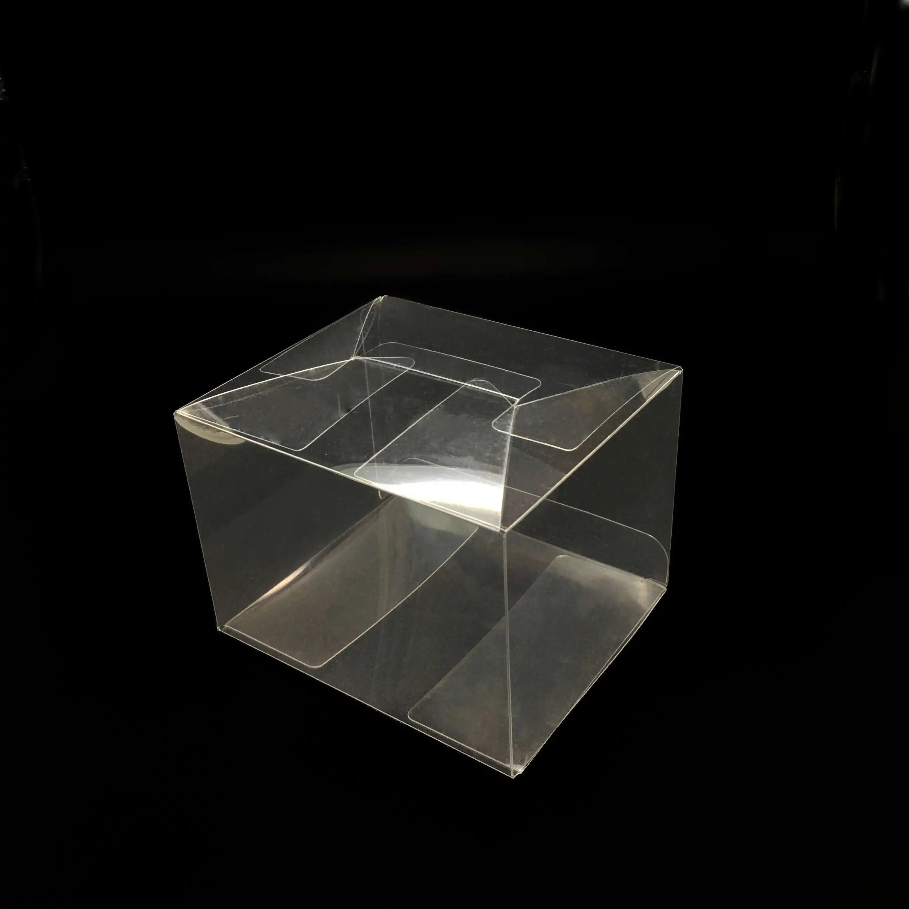 Transparent Plastic Printed Pvc Box Display Packaging Folding Acetate