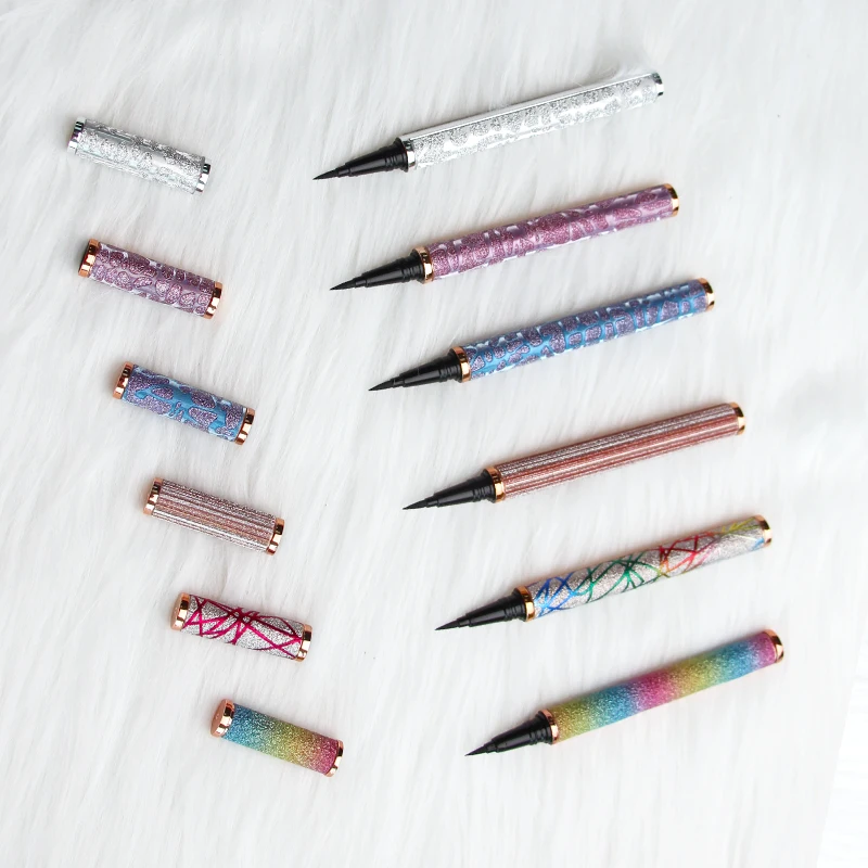 

2021 hot selling products glue eyeliner pen magic adhes, Black