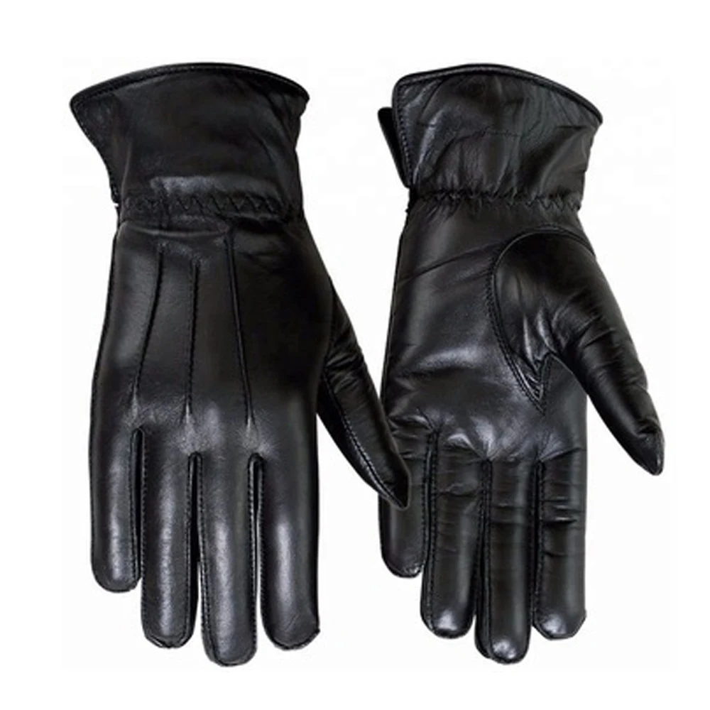 
Mens Real Lamb Leather Soft Dressing gloves Winter Season Gloves 