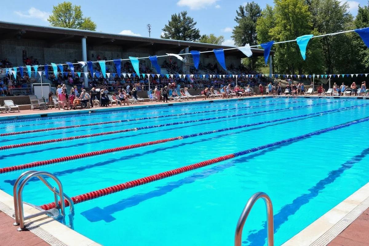 how long is an olympic size swimming pool