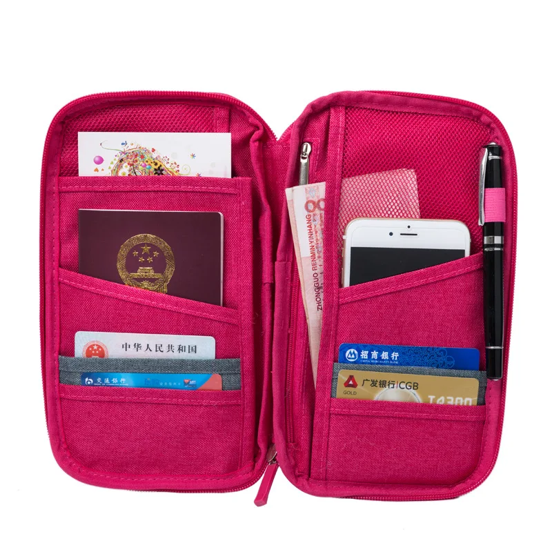 

Multifunctional Portable Waterproof Credit Card bag Family Passport Holder Cover Passport Holders For Travel, Customized color