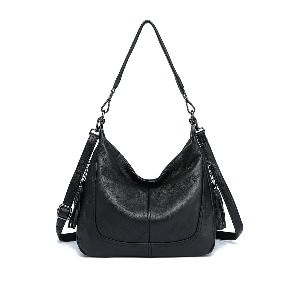 Leather shoulder bag 