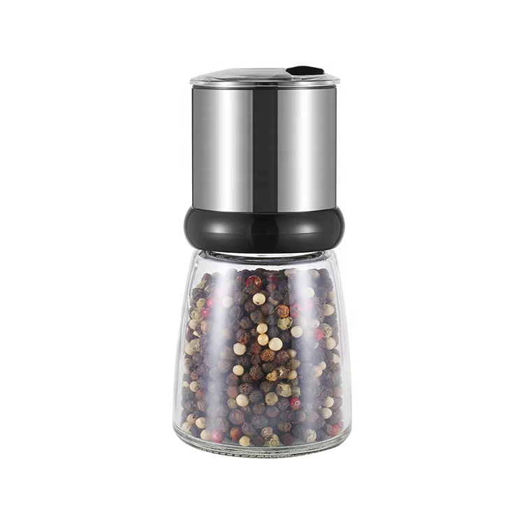 

HOT Sale 140ml Pepper Grinder Stainless Steel Mill, Stainless steel color