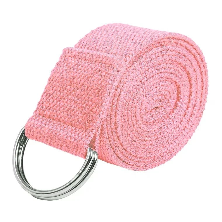 

Wholesale Cheap100% Cotton D-ring Yoga Belt Functional training Strap Buy Online, Stock color or customized