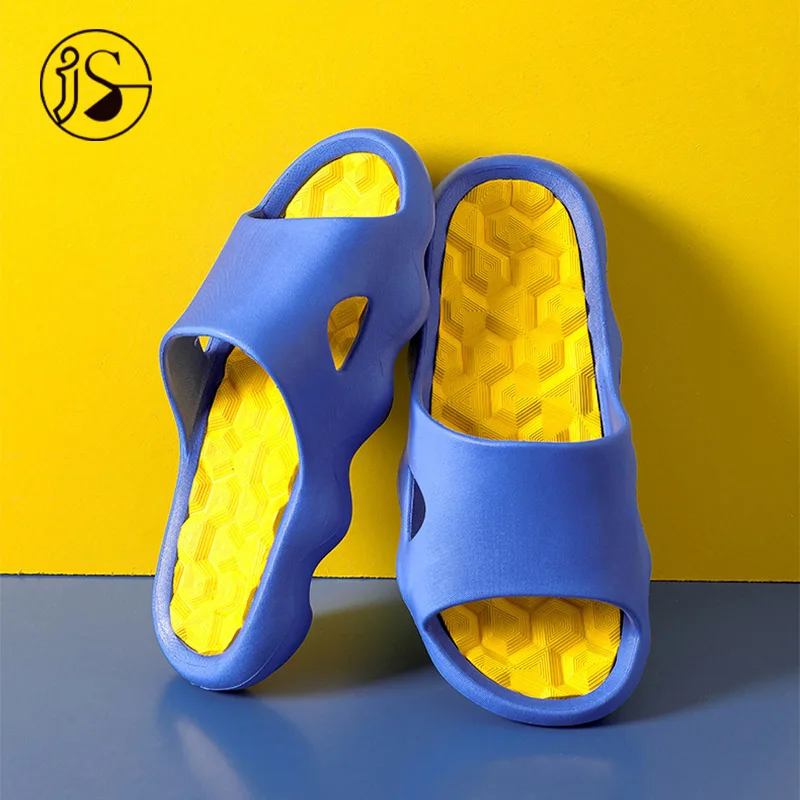 

Summer slippers Home indoor bathroom women's slippers 2021 new pair of sandals outdoor flip-flops for men