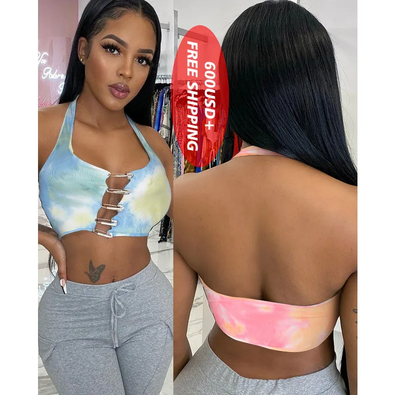 

Free shipping Women Crop Top New Design Custom High Quality Summer Clothing Sleeveless Sexy hollow out vest backless Tops Women, Multi color optional