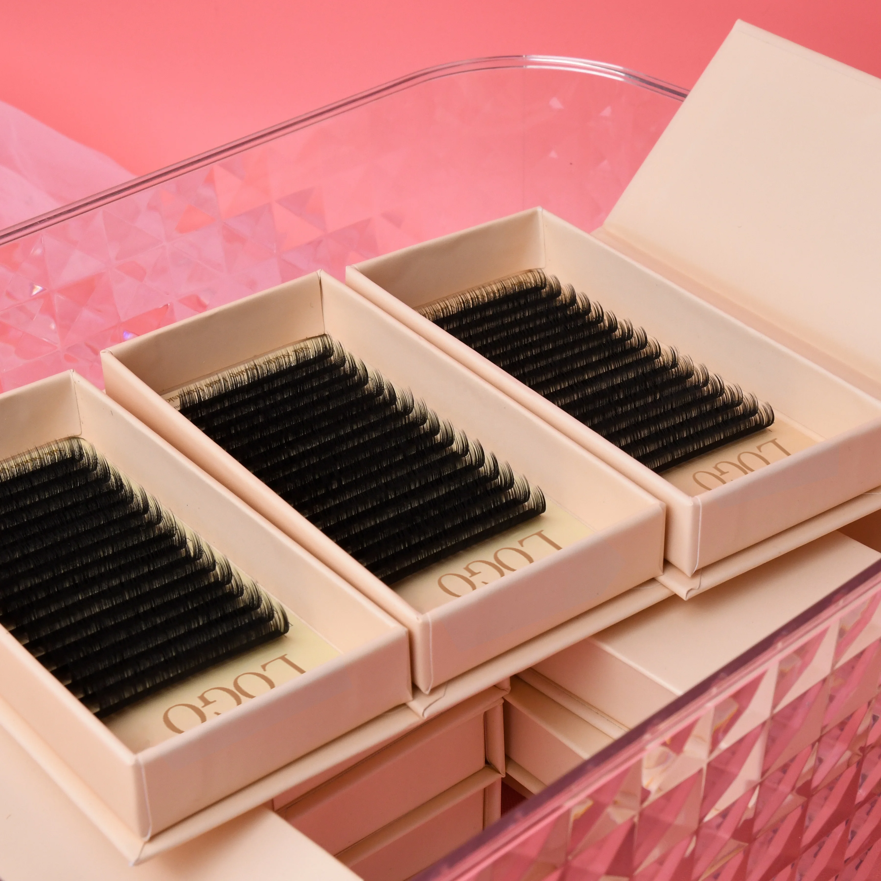 

Korea silk classic individual lashh trays eyelash extensions volume 0.03 eyelash extensions private label