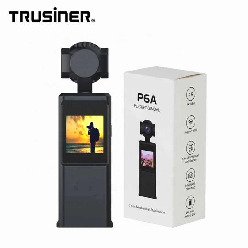 

High Quality 3-Axis 4K Hd Handheld Camera Gimbal Osmo Pocket, Black