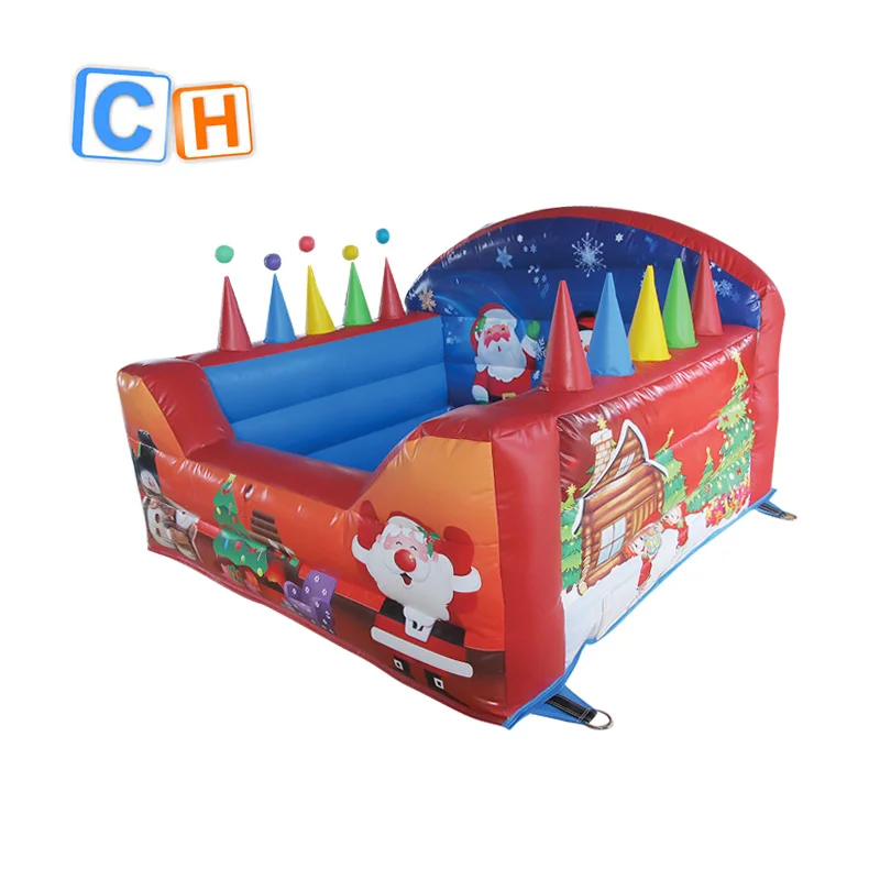 

Customized small Christmas inflatable bouncer Christmas theme jumping castle for kids