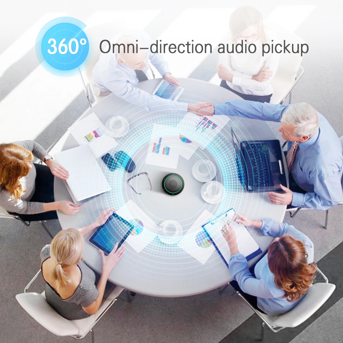 kaysuda sp200 bluetooth Portable Personal Speakerphone with 360 Audio - ANKUX.COM