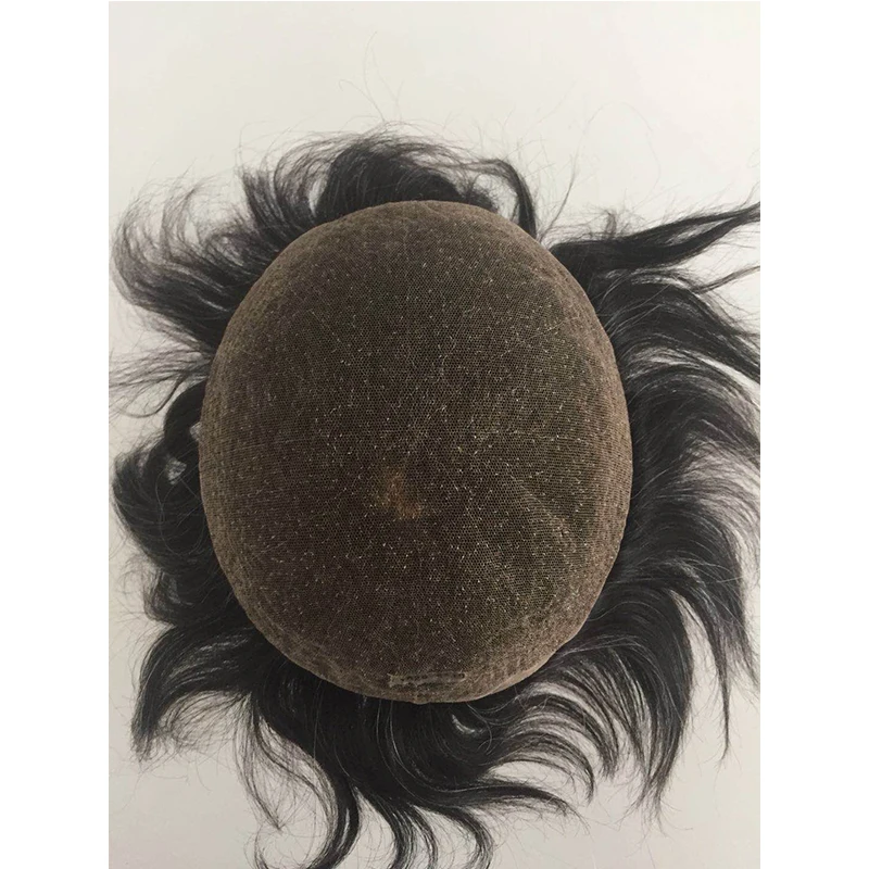 

Wholesale 100% human hair toupee natural hairline full swiss lace human hair wig for men