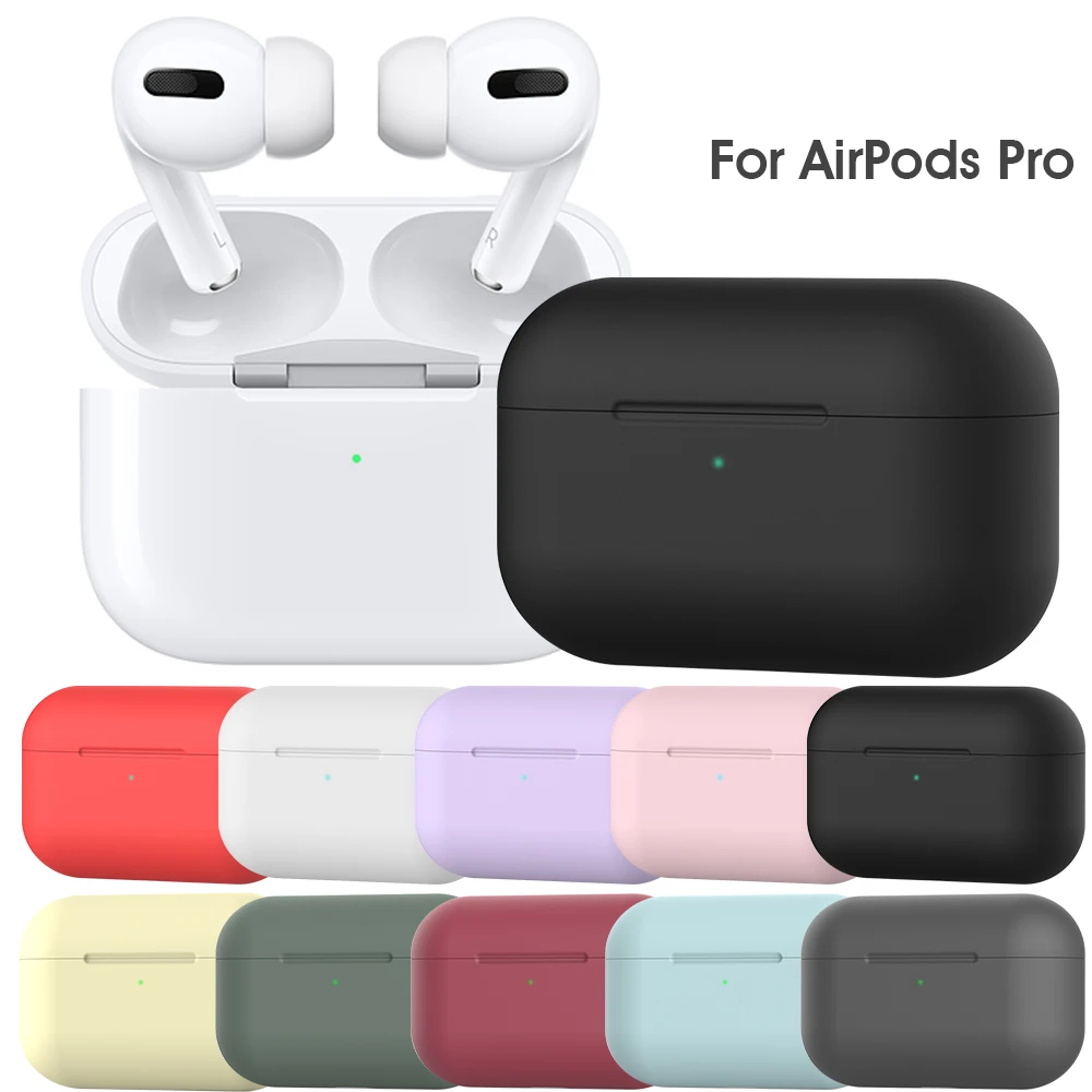 

Shockproof Protective Premium Silicone Cover Skin for Airpods Pro Case