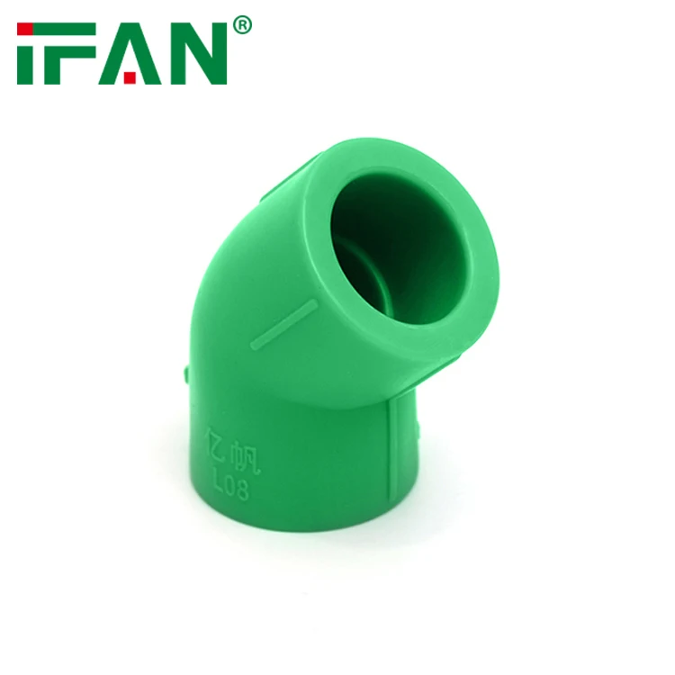 

IFAN China Supply Green Elbow All Size PPR Water Fitting Plumbing Fittings With Free Sample