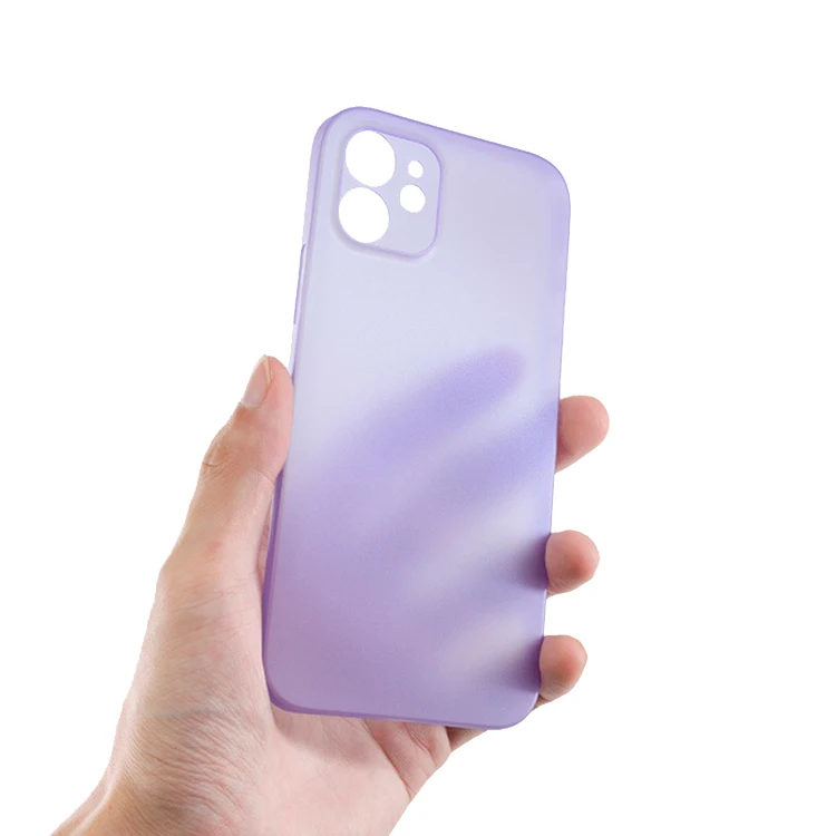 

Grip Well 0.35mm Super Thin PP Biodegradable Eco Phone Case For iPhone 6 Plus 11 12 13 Pro /pro Max Mini X/XS/XS Max, 7 colors available or customized