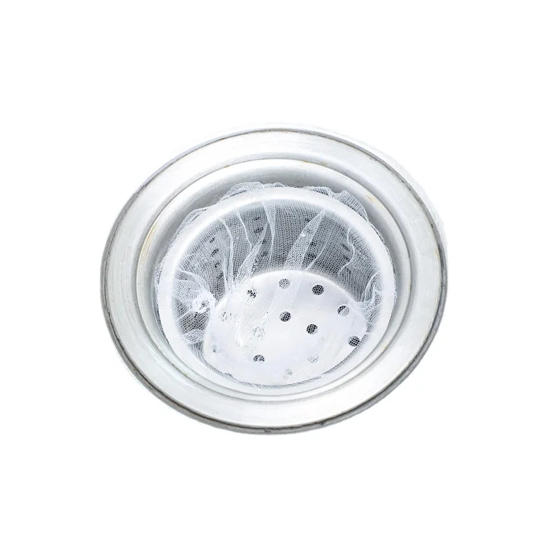 

OEM promotional Drain filter Net anti-residue blocking draining bag vegetable washing water cut bag sink garbage filter net, Grey