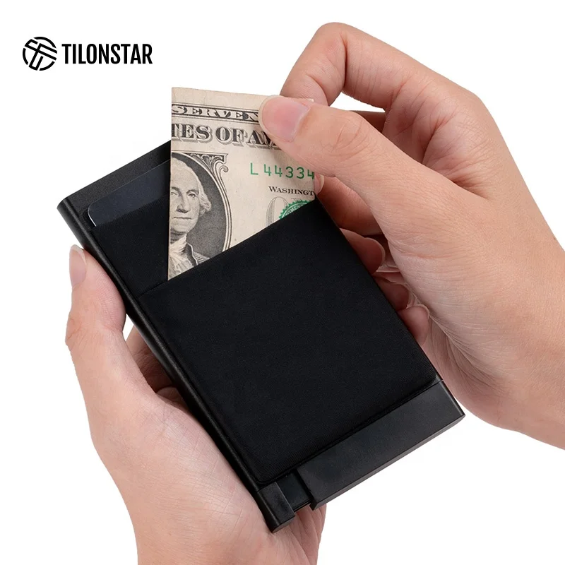 

2022 New Best Aluminum Wallet Men's Sublimation Wallet ID Card Holder Unisex Metal Wallet