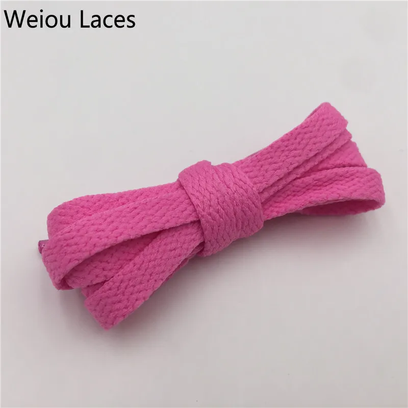 

Weiou Support Customized Flat New style Cotton Fabric shoelaces for shoes, Multi colors