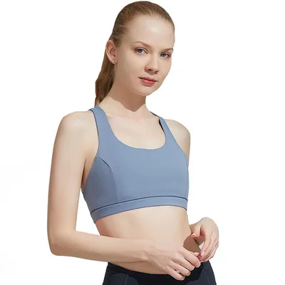 

Workout Training Yoga Bra Women Strappy Sports Bra Running Gym Clothing Sports