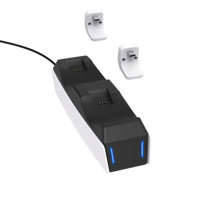 

PS5-HY000 Controller Charger for Sony Charging Station Charger Dock Stand PS5 Remote for Sony Playstation 5, Black white