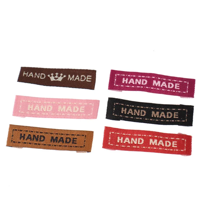 

shirt woven label custom woven logo label eco friendly clothing label, Custom color