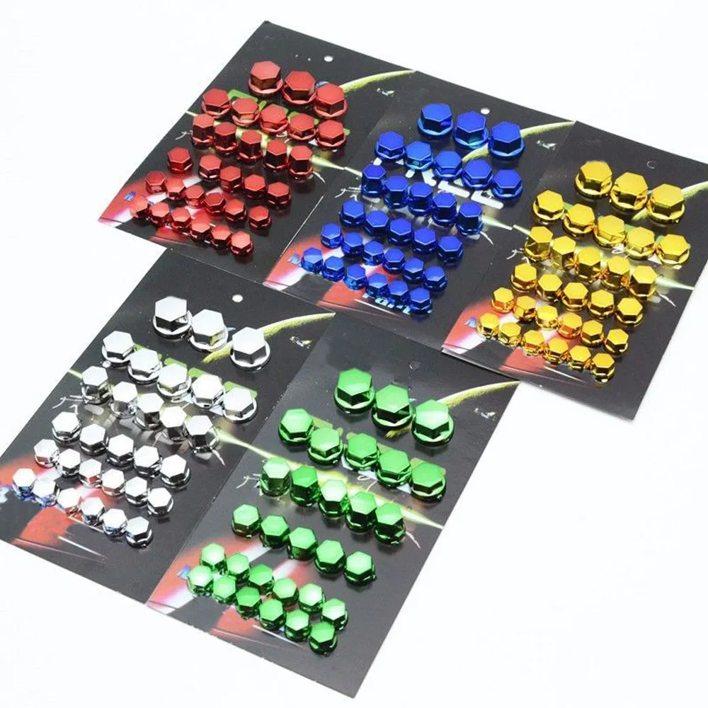SDPSI30Pc Motorcycle Modification Accessories Motorcycle Screw Nut Bolt Cap Covers Decorative Styling Parts for Yamaha Kawasaki