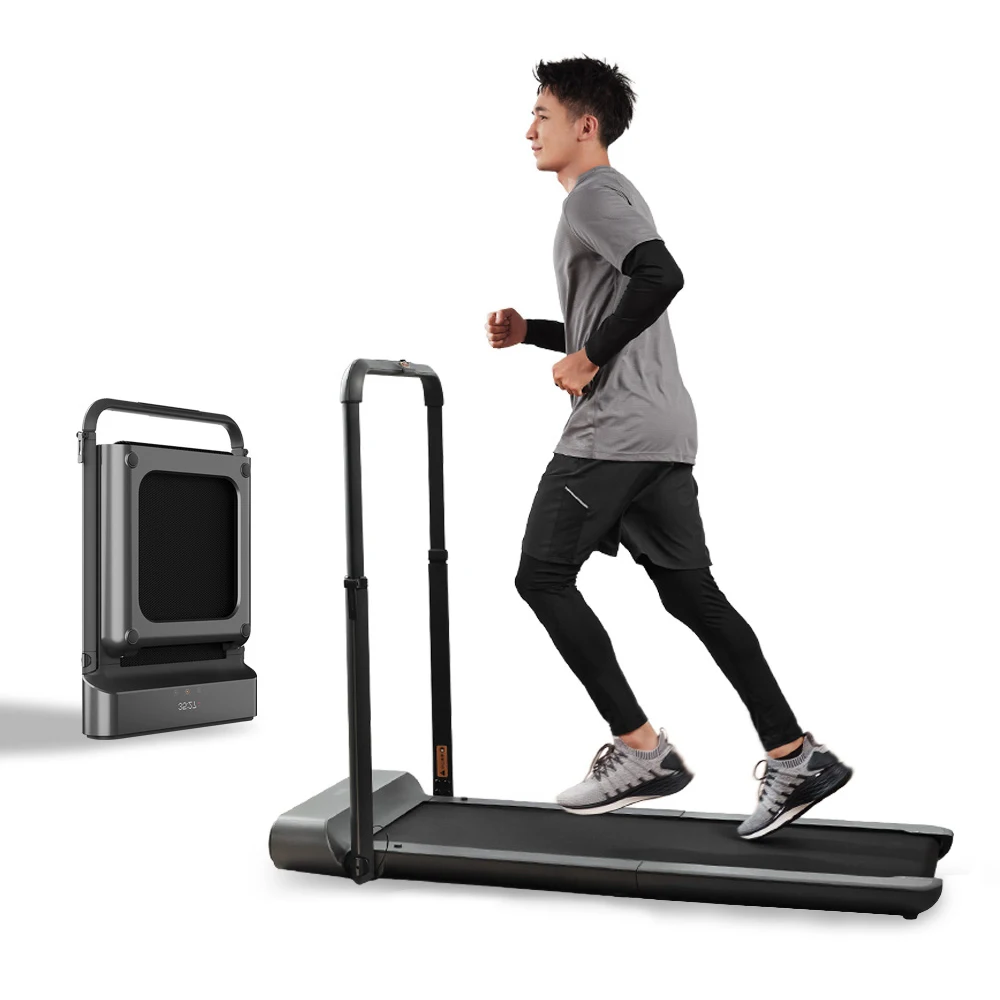 

Foldable R1 Pro Folding Pad 2 in 1 Electric Exercise Running Walking Treadmill Machine with Remote Control