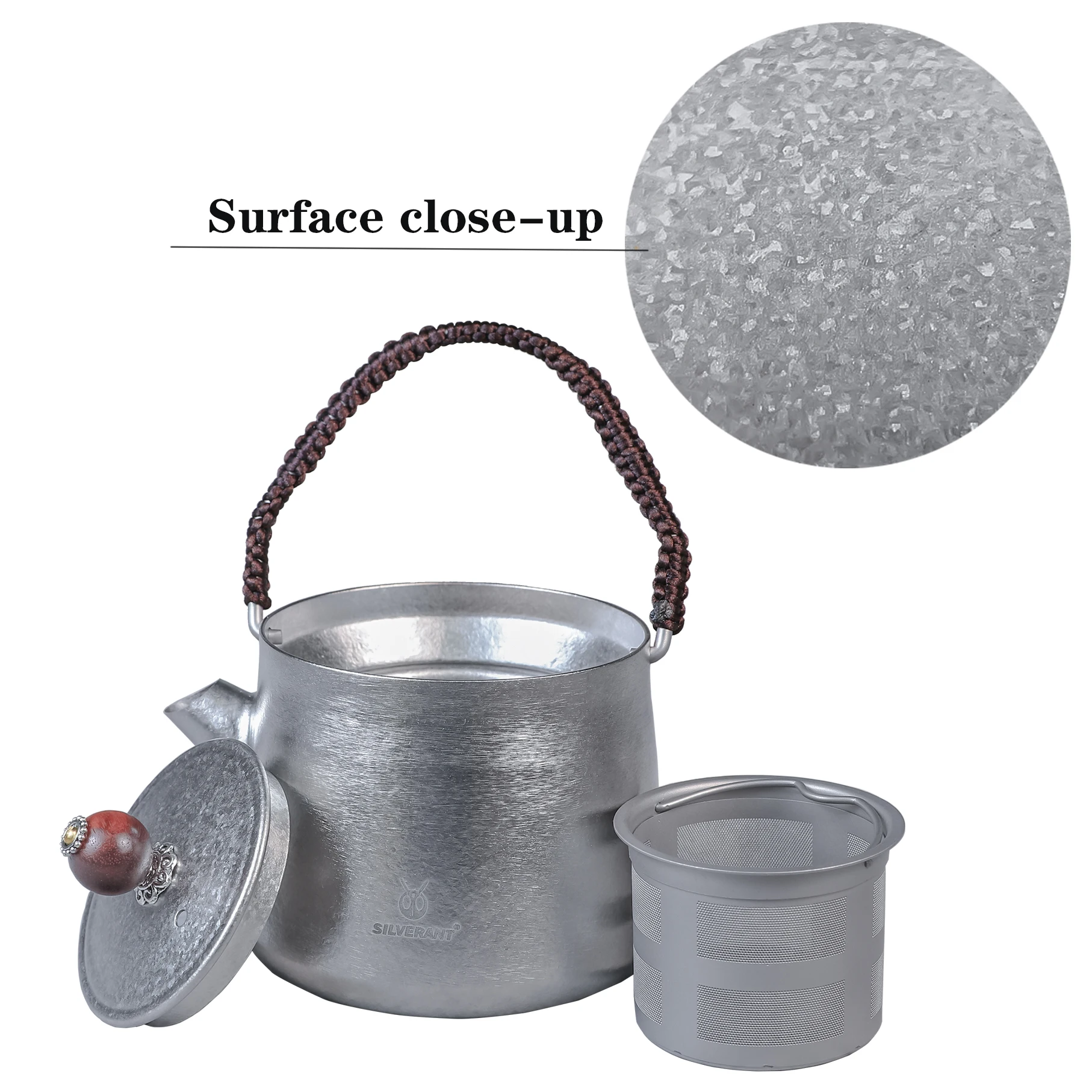 
Chinese Kung Fu Tea Set Titanium Gift Box New Technology 