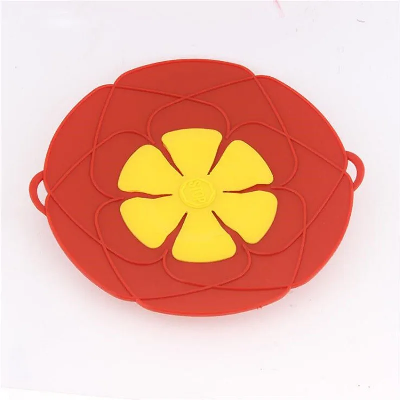 

Silicone Pot Cover Anti-overflow Pot Plug Kitchen Gadgets High Temperature Resistant Cooking Pot Kitchen Lid H95