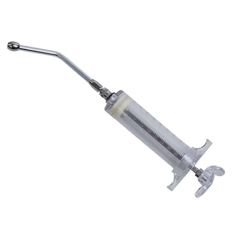 

Hand Feeding Syringe Animal Feed Dispenser Veterinary Stainless Feeding Tube Syringe