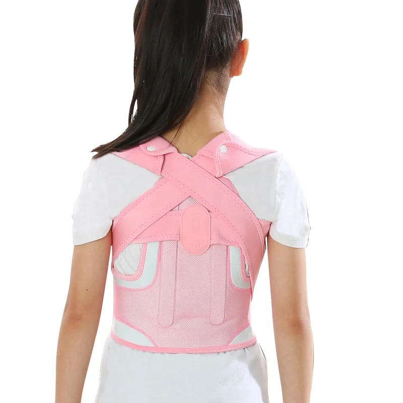 

2019 humpback correction belt child humpback correction belt anti-humpback correction belt, Blue \pink