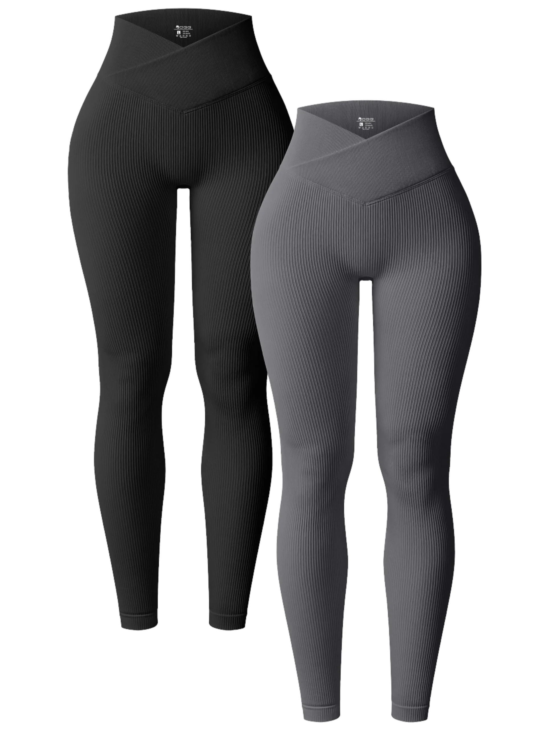 High-Waisted Full Length Four面弹力Yoga Pants
