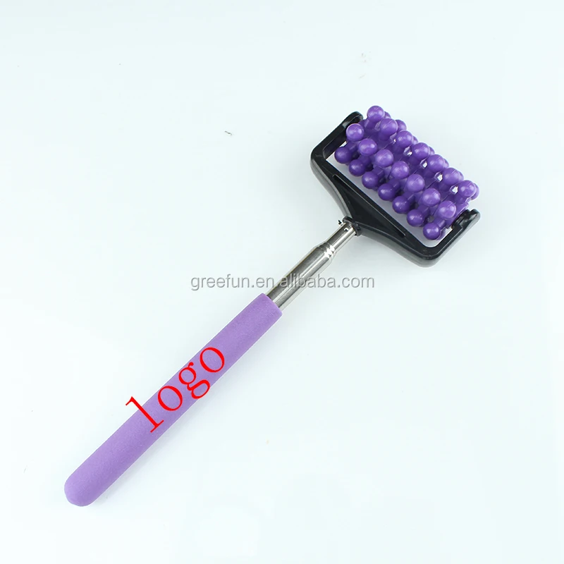 Hand Massage Roller Body Cellulite Massager Stick Retractable Wheel