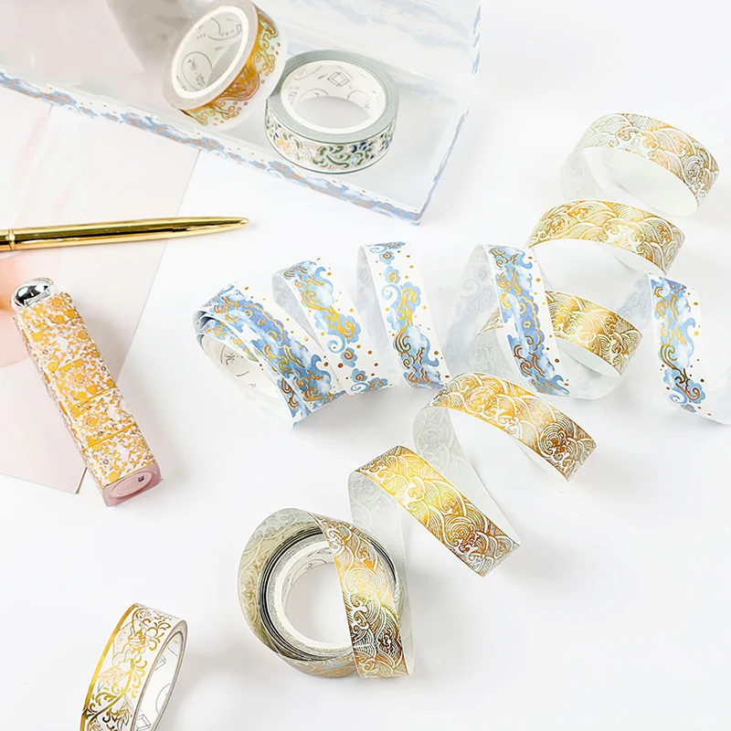 Masking Gold Foil Foiled Diy Craft Glitter Crane Paper Sticky Adhesive