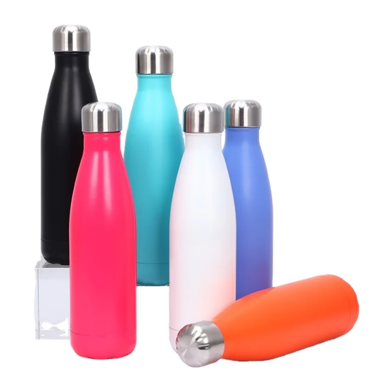 

vacuum sealed water bottle cola insulated custom water bottle logo stainless steel double wall sport bottle, Customized colors acceptable