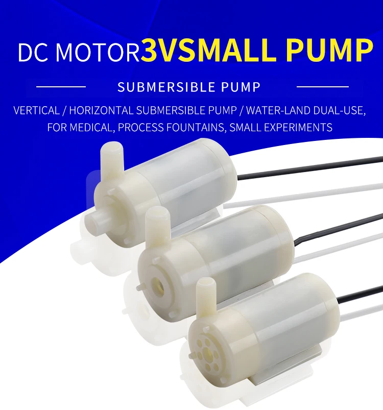 DC 3V Small Water Pump Horizontal Small Submersible Pump_vi 