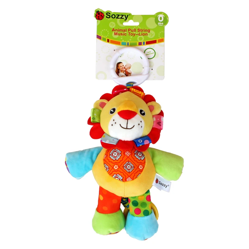 musical pull string stuffed animal