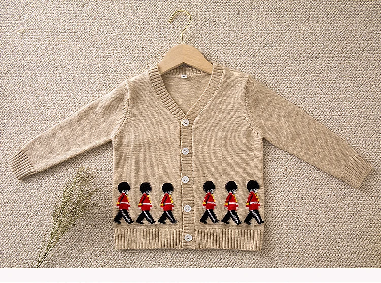 Boutique Clothing Baby Boys' Sweaters Toddler Knitted Soldier
