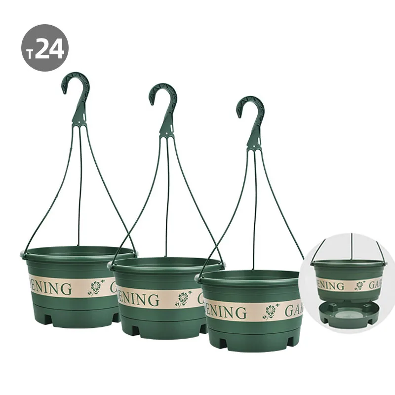 

Deepbang Home Decor hanging basket flower pot balcony high quality plastic green hanging pots