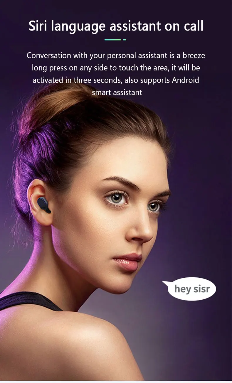 2020 New 2 IN 1Charging Bank Wireless Bluetooth Headset High Quality Factory Wireless Bluetooth Earphone Mobile Power Bank