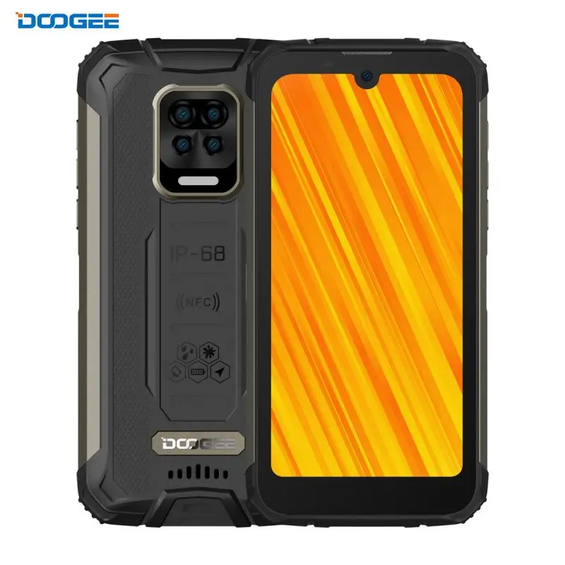 

Hot Sale DOOGEE S59 Pro Rugged Mobile Phone 4GB+128GB IP68 Waterproof Triple Back Cameras 10050mAh Battery Android 4G Smartphone