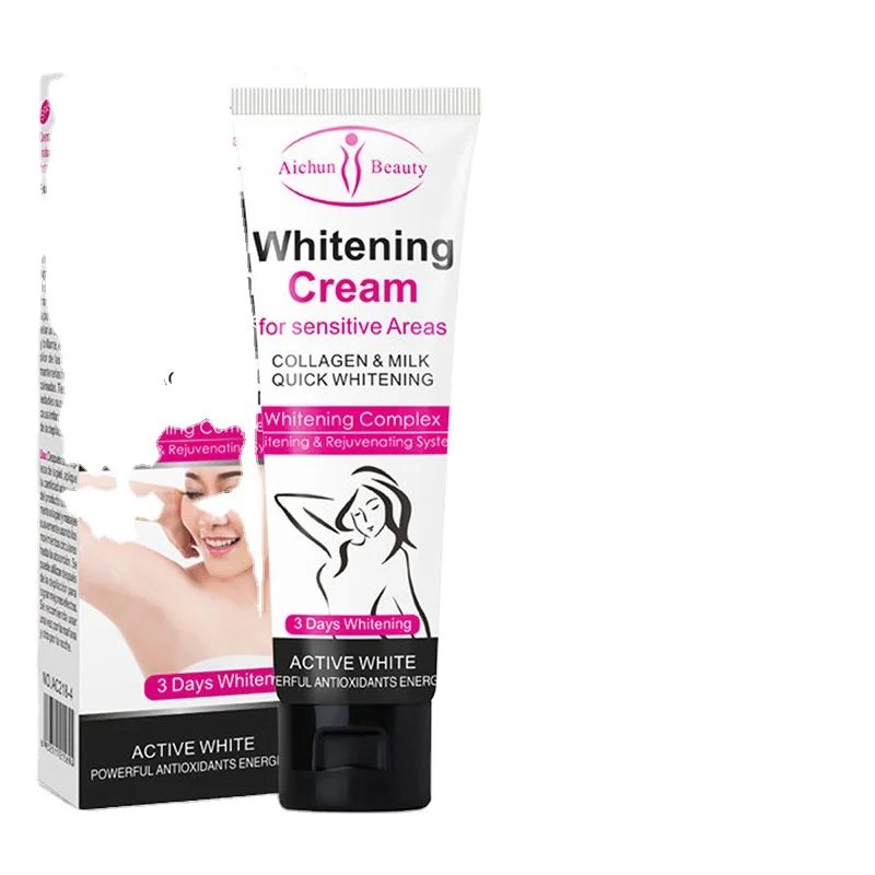 

Armpit Whitening Cream Skin Lightening Bleaching Cream Underarm Dark Skin Whitening Intimate Body Lotion, White