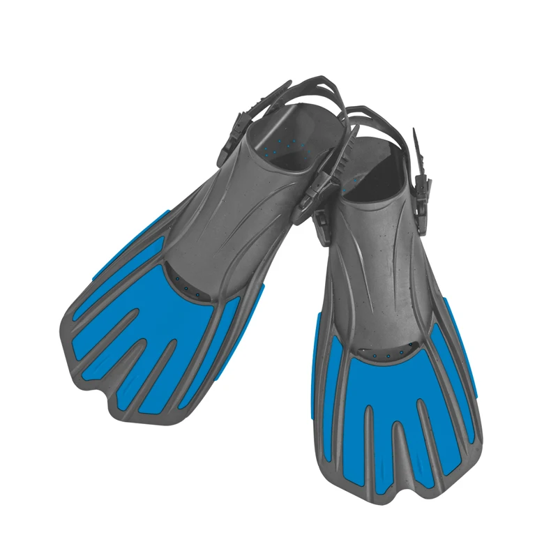 

Manufacturer Direct aqualung Ergonomic Heel Adjustable Strap Comfort to Wear Flippers Short Fins Diving, Multi-color optional