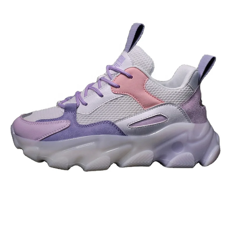 

New style fashion ladies sneakers High quality popular casual women shoes 2021 comfortable Summer Chunky lightweight women shoe, 3 colors