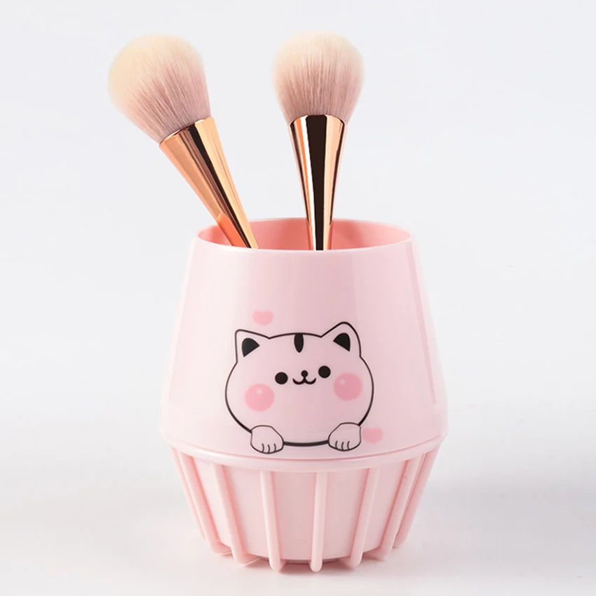 

rose gold professional makeup brush set high-end micro crystal fiber makeup brushes set cosmetic