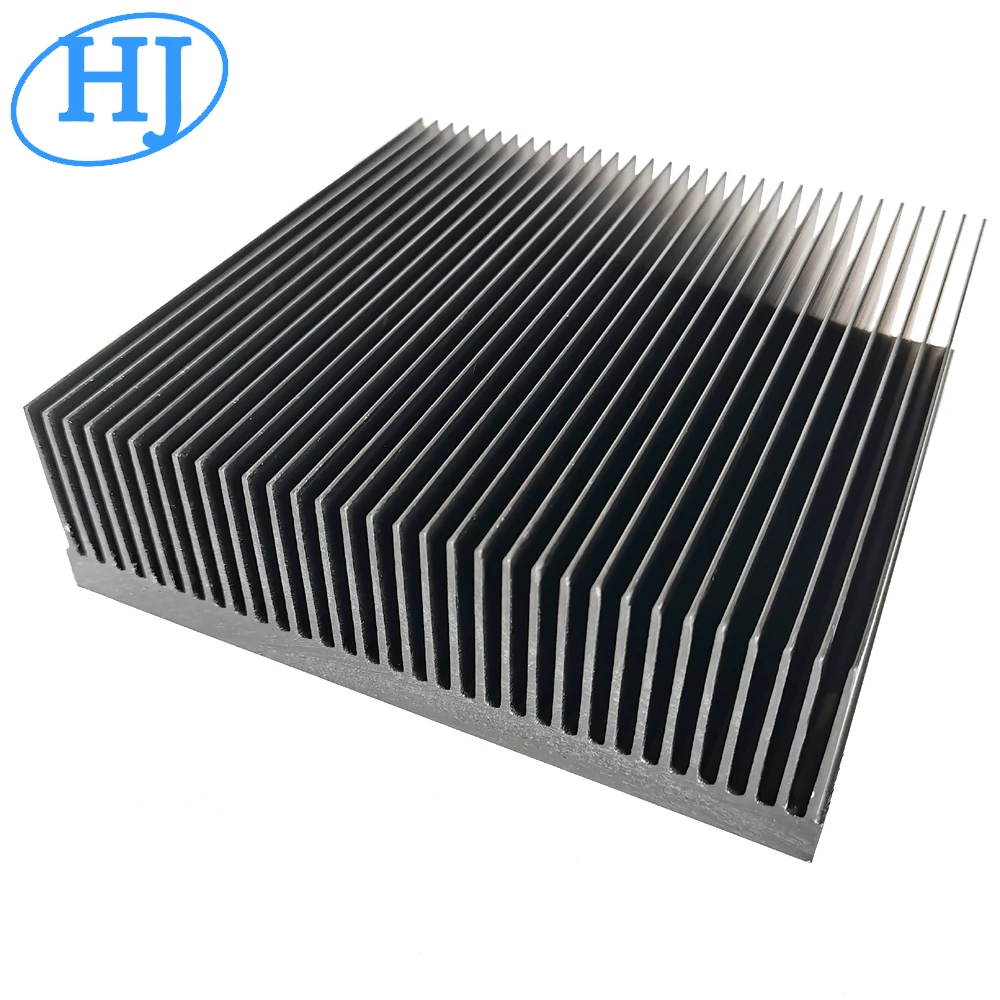 

Black anodized square led heatsink spot light heatsink 150(W)*45(H)*150(L)mm