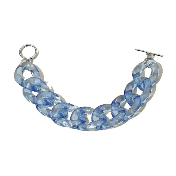 

Wholesale Custom Women Resin Bracelets Clear Acrylic Bracelet, Colorful