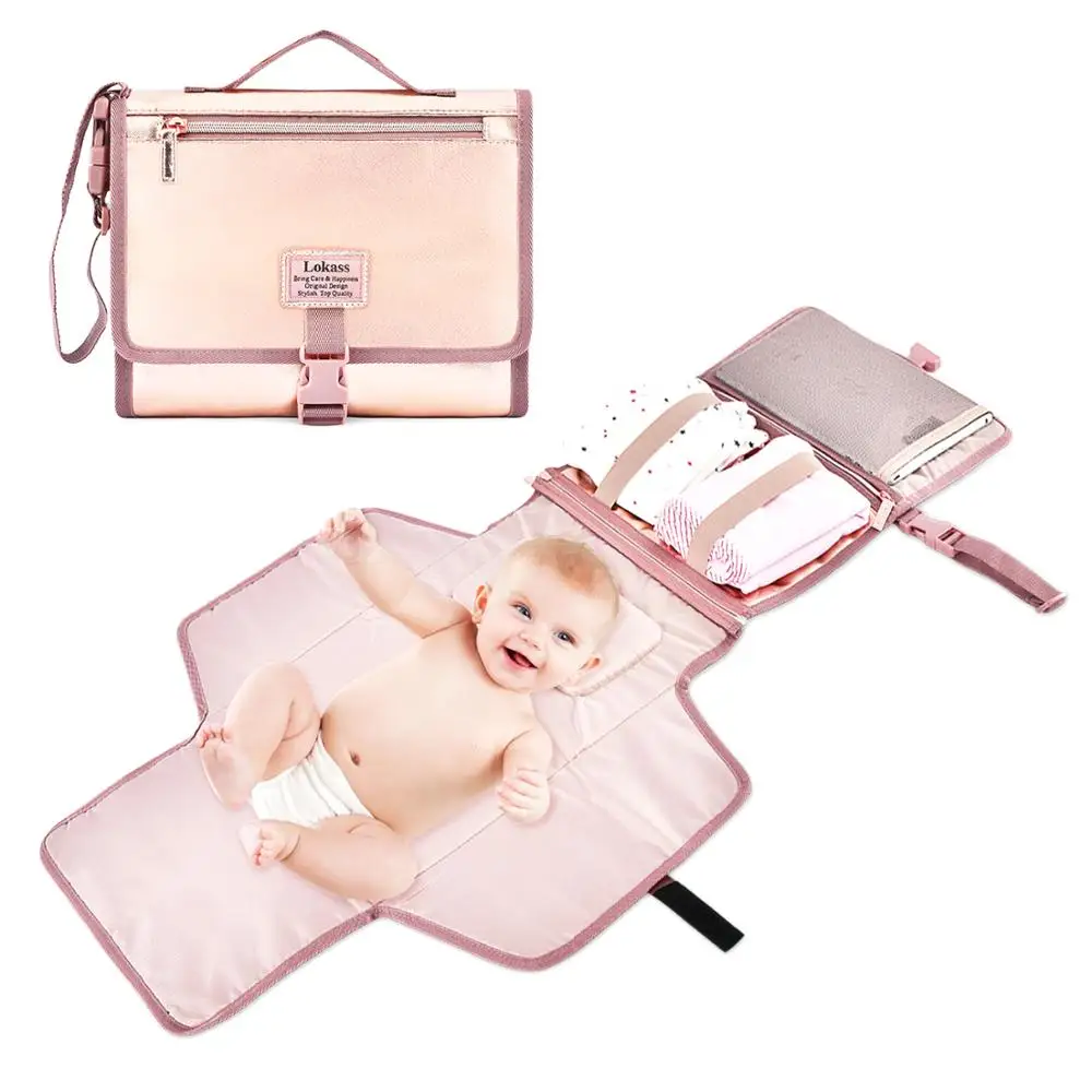 

Wholesale Hot Selling Portable Changing Pad Cover Diaper Changing Pad For Baby, Pink