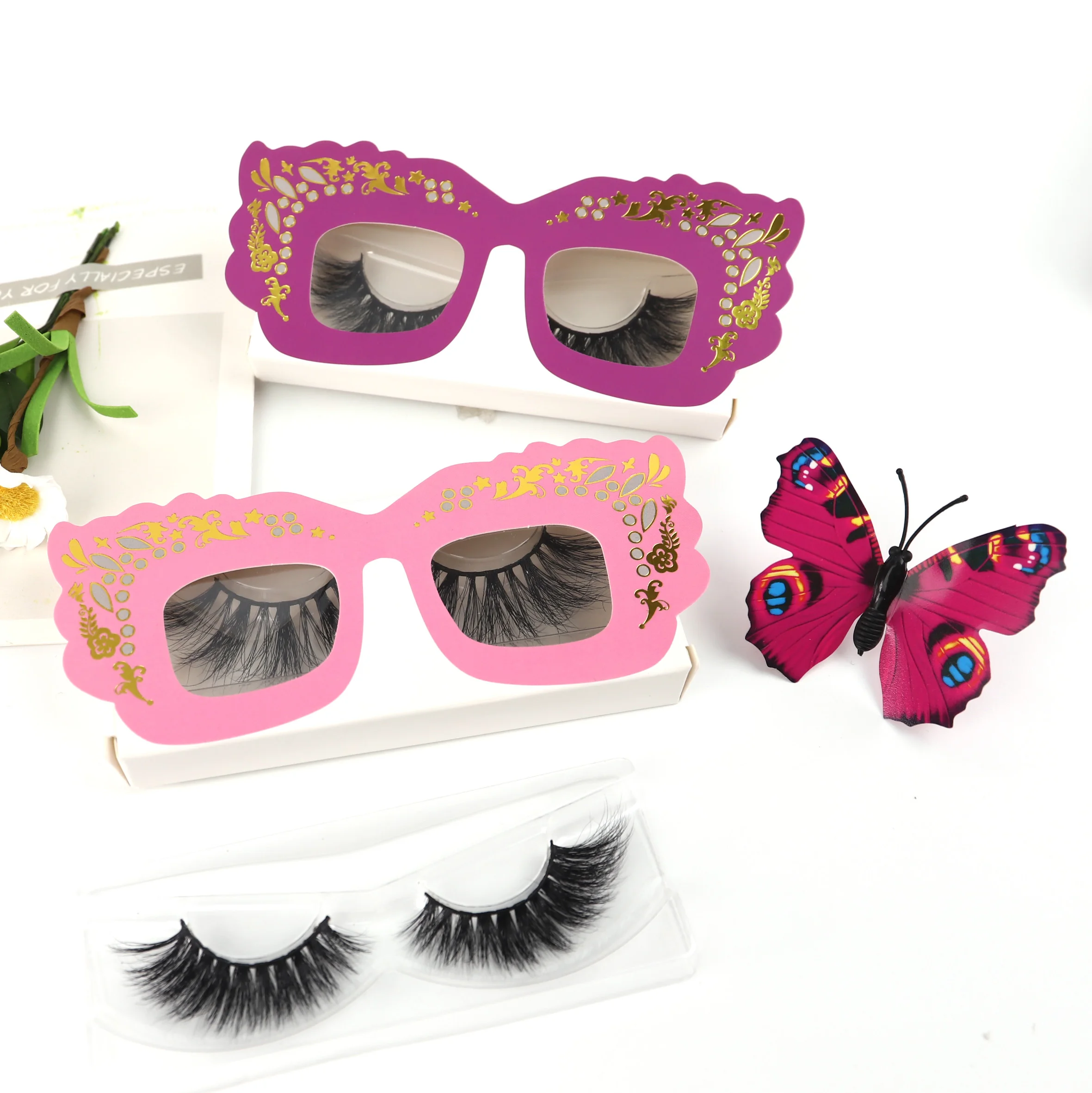 

Full stock Wholesale price Handmade soft band 3d Mink Eyelashes, Black